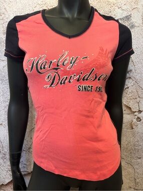 Harley Davidson Pink Sparkles Tee